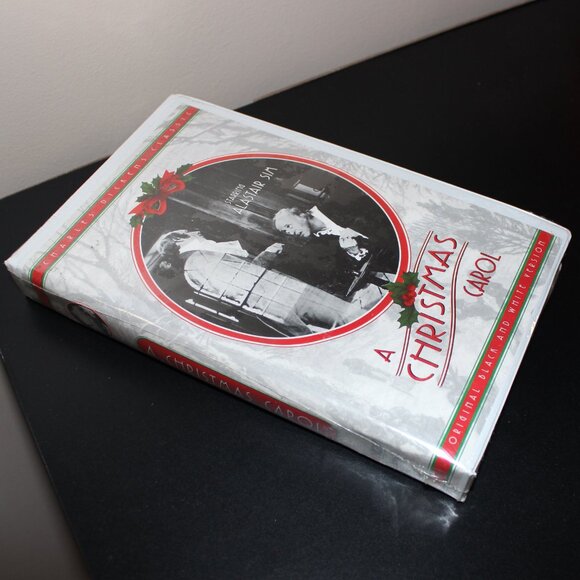 3/$28❤️new 1951 A CHRISTMAS CAROL Original Black & White VHS 1996 Alastair Sim - Picture 1 of 3